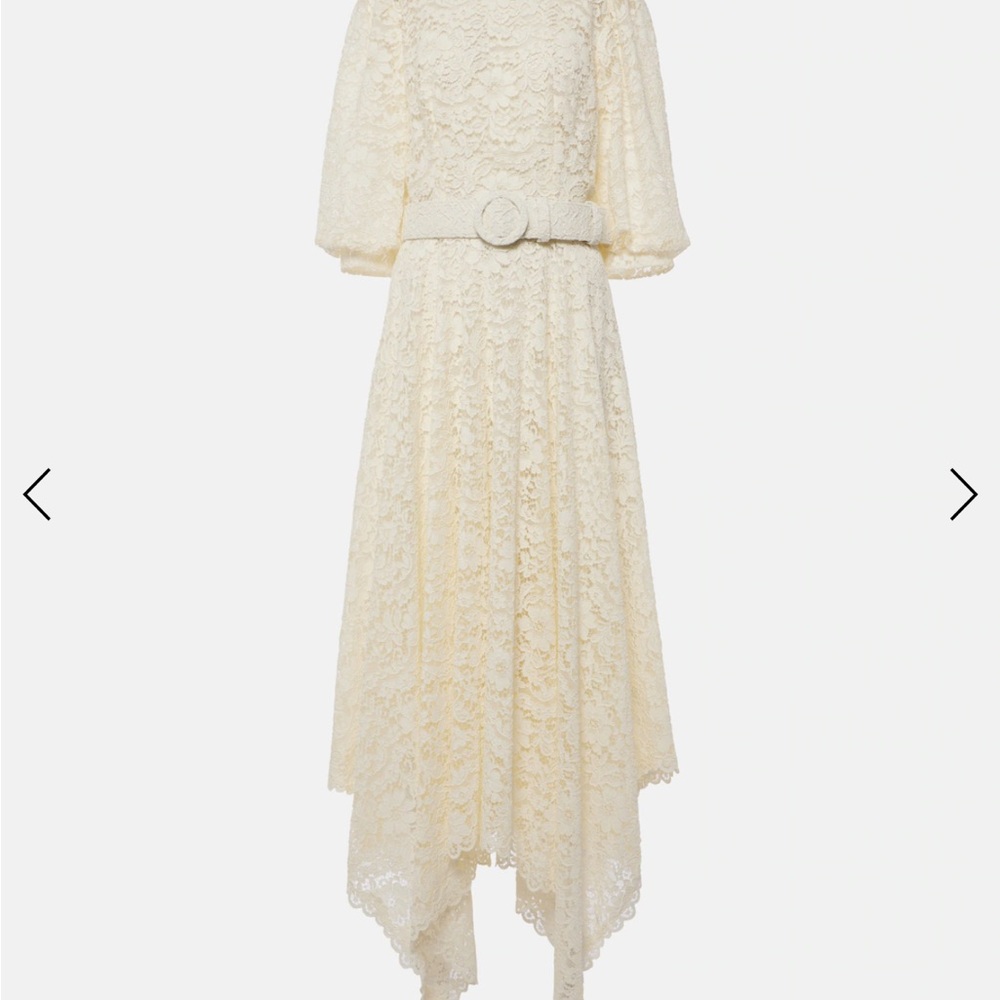 Elegant Cream Lace Dress